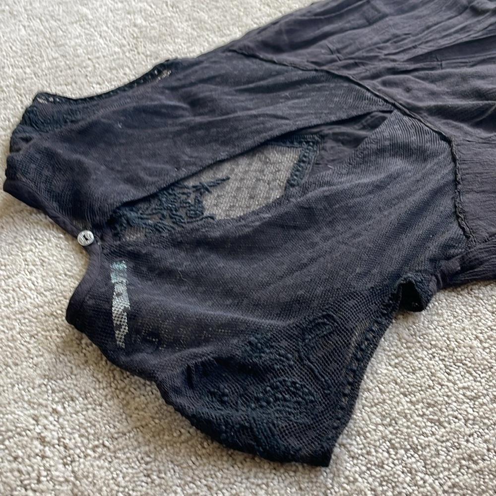 Urban Outfitters Kimchi Blue Black Lace Dress - Picture 8 of 10